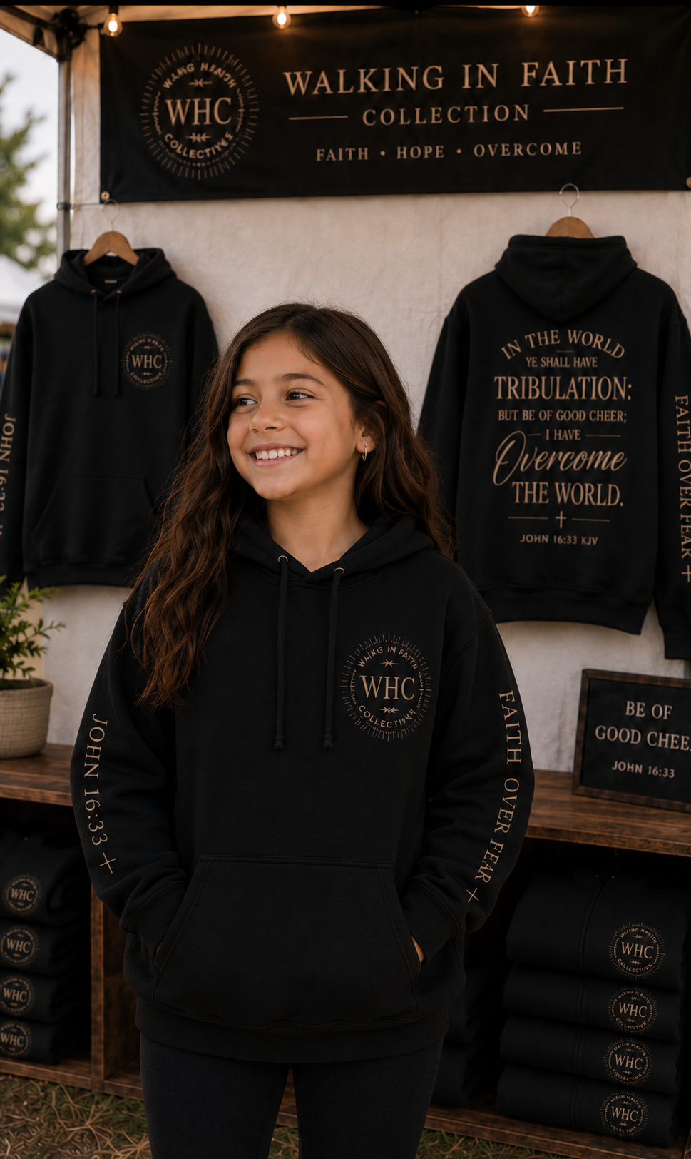 John 16:33 KJV Hoodie