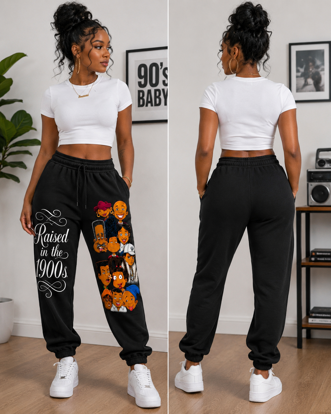 Raised in the 1900s Joggers