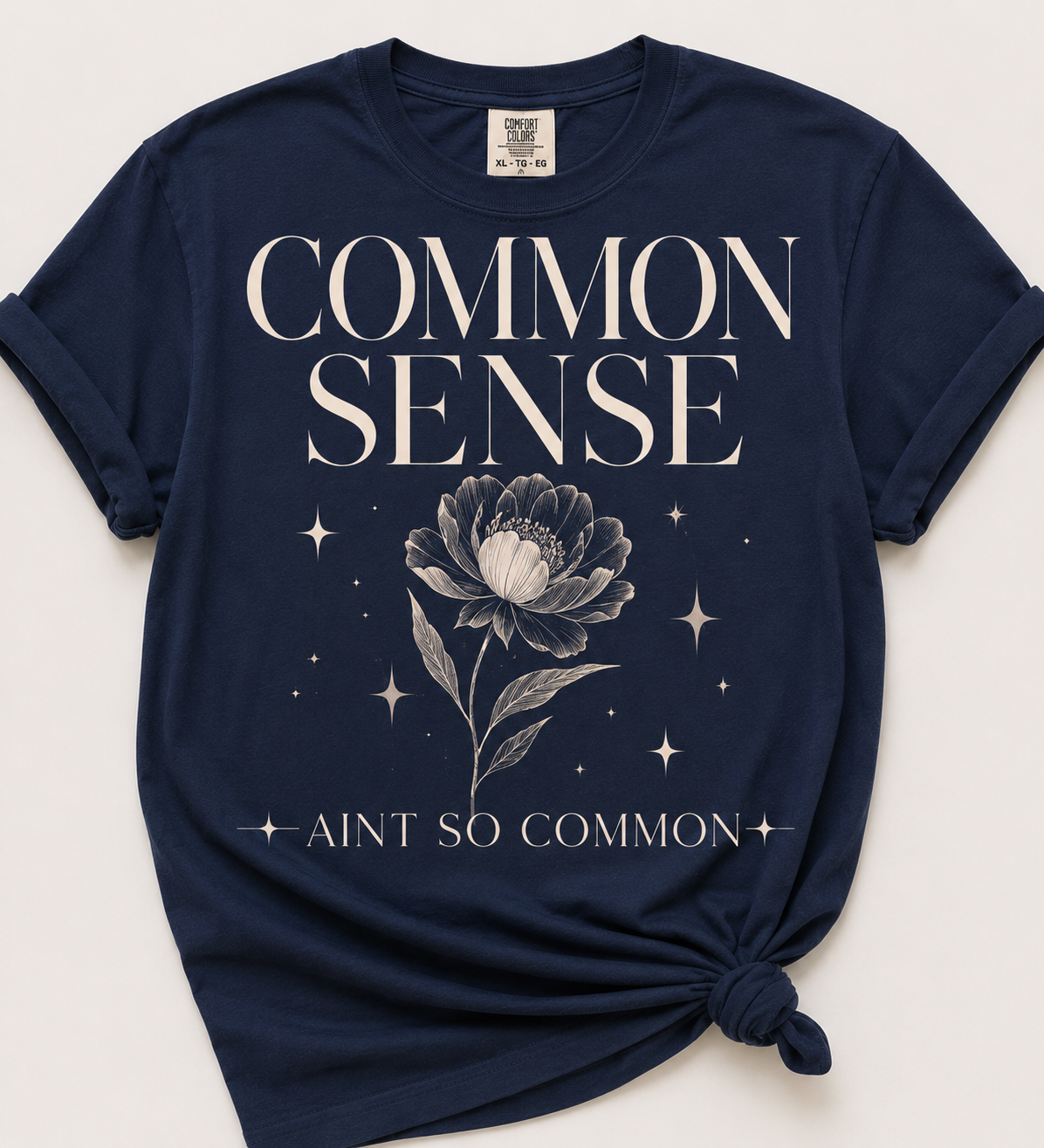 Common Sense Floral Graphic Tee