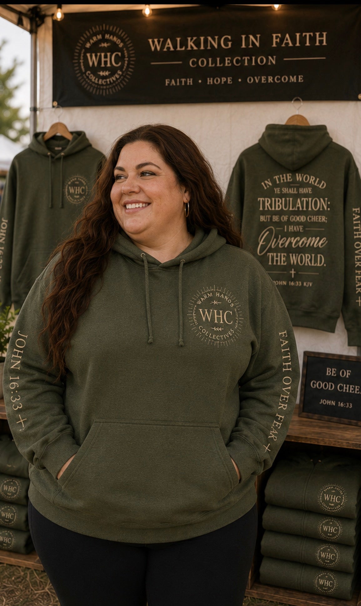 John 16:33 KJV Hoodie