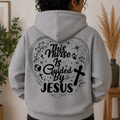 Guided by Jesus Nurse Hoodie – Women’s Fit Grey Hoodie