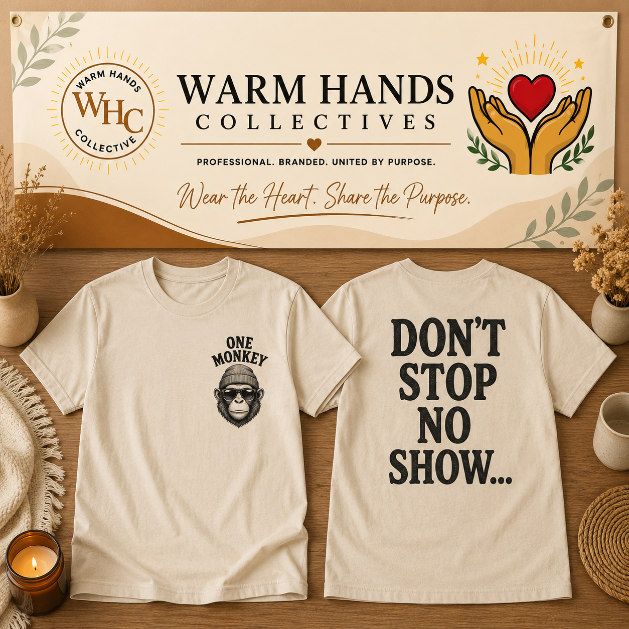 Unisex One Monkey Don't Stop No Show Tee